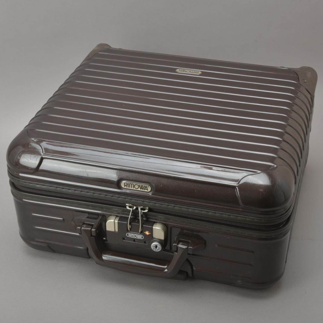 RIMOWA◇リモワ サルサデラックス キャリーバッグ ポリカーボネート 茶
