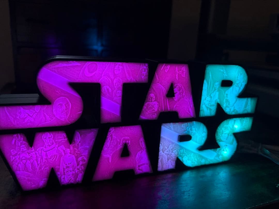 j*i様 STAR WARS LEDロゴライト スターウォーズ