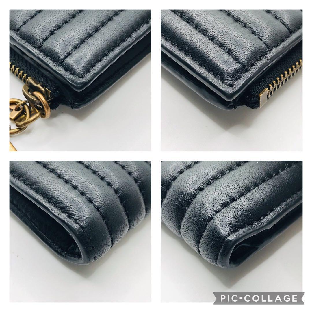 極美品✨DIESEL 二つ折り財布 ラムレザー エンボス コンパクトウォレット