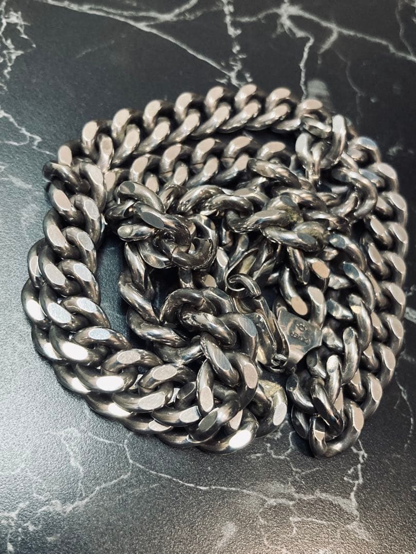 [2-E] Silver925 / 61cm / 116g 喜平 ネックレス