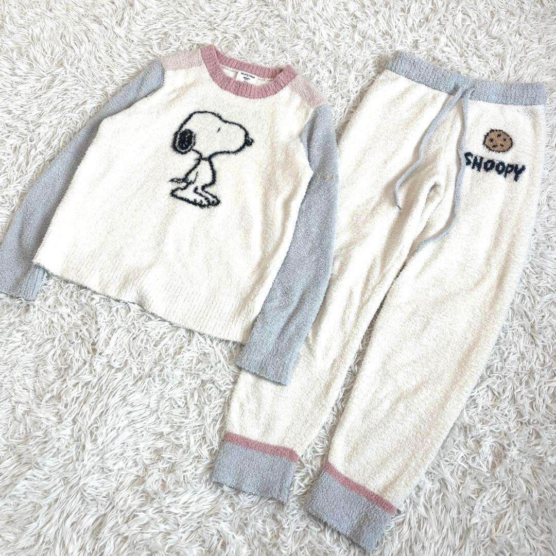 美品☆ ジェラートピケ　スヌーピー　セットアップ　フリーサイズ　ルームウェア