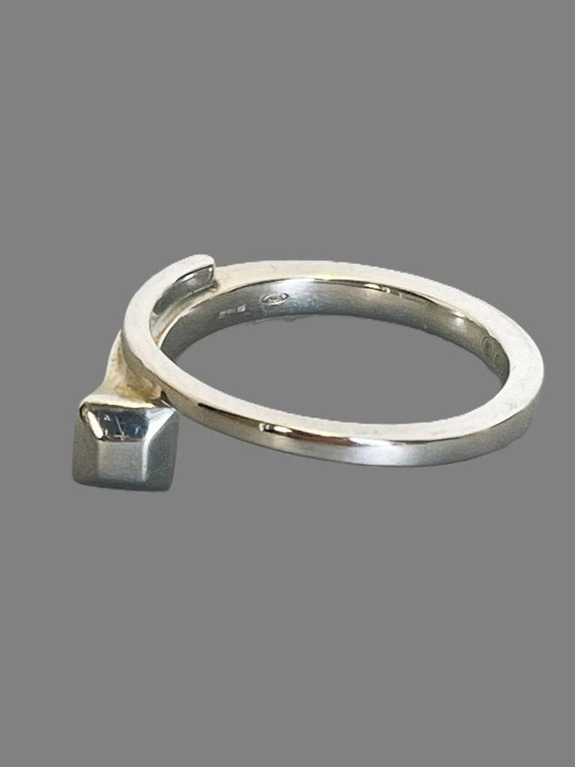 GUCCI グッチ キオド ネイル 釘 モチーフ シルバー リング 21号