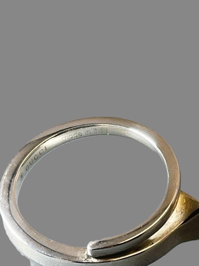 GUCCI グッチ キオド ネイル 釘 モチーフ シルバー リング 21号