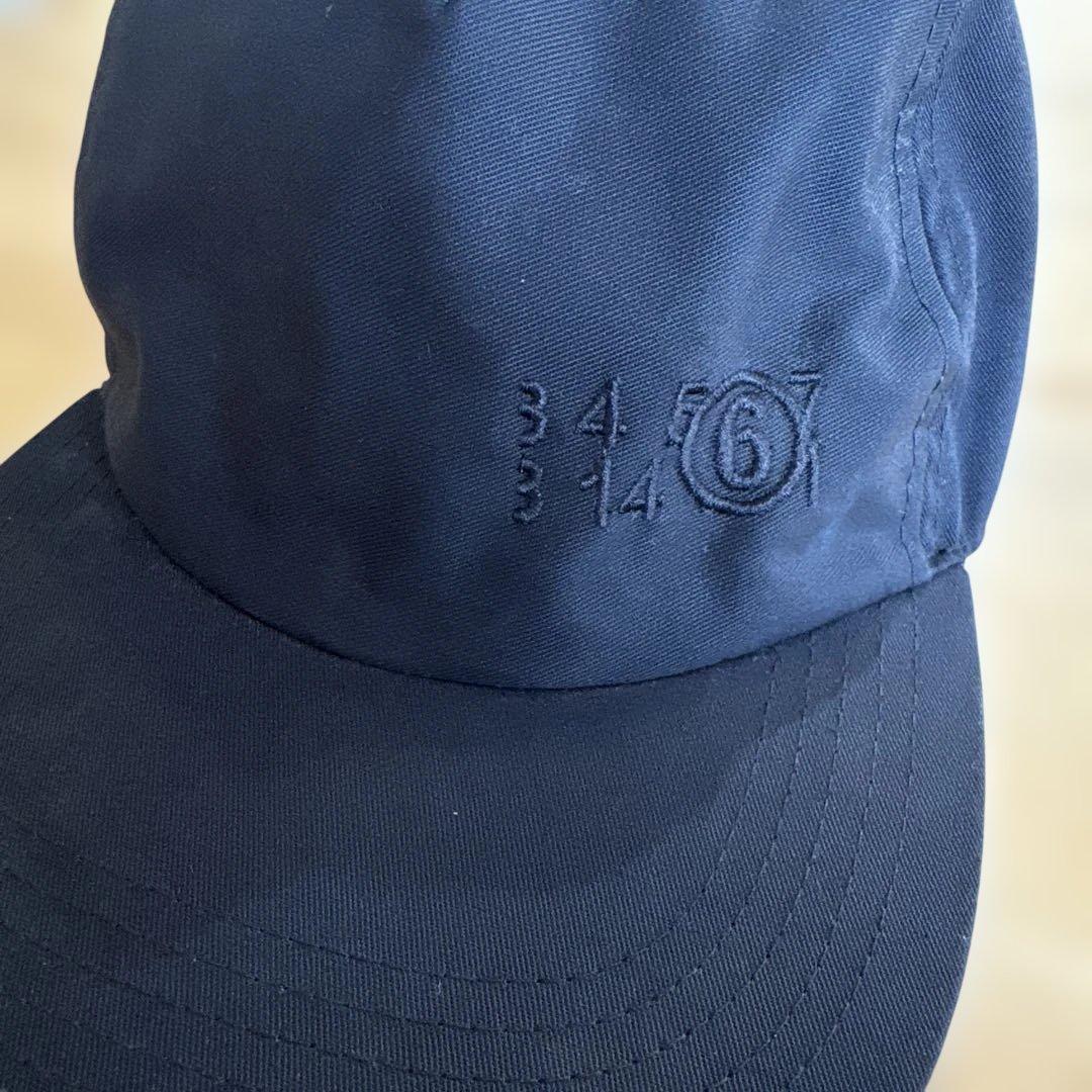 MM6 メゾンマルジェラ　ベースボールキャップ　黒