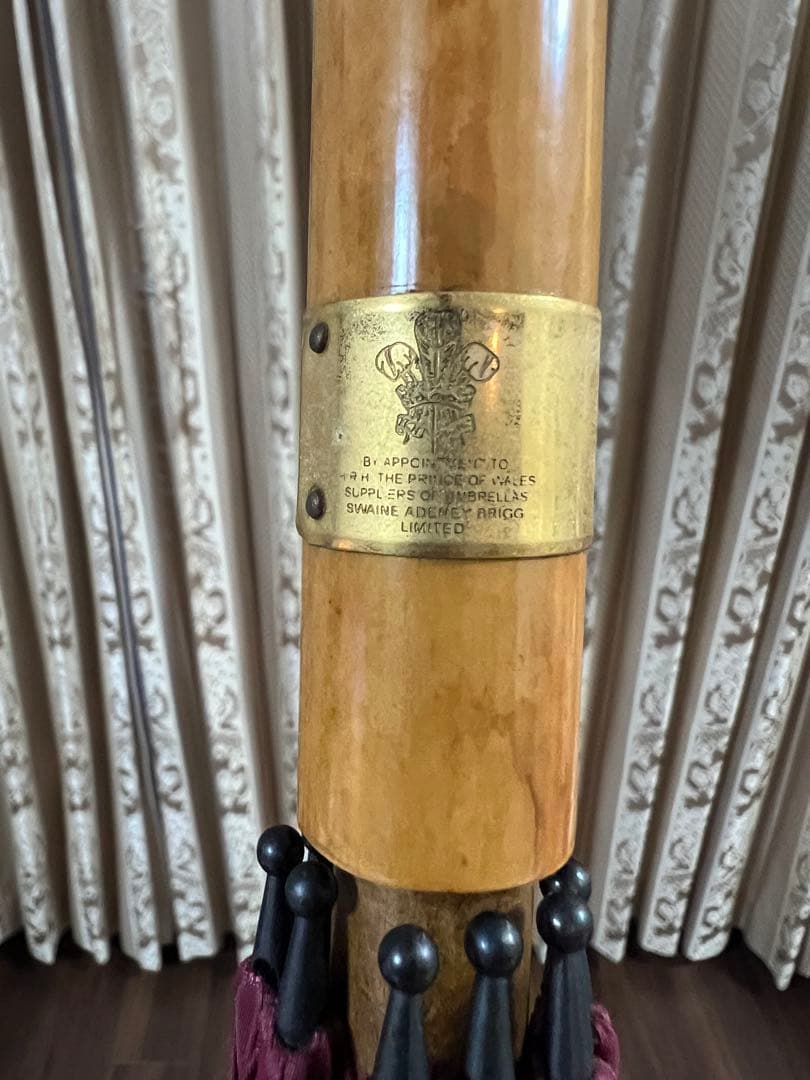 スウェインアドニーブリッグ　長傘　レッド