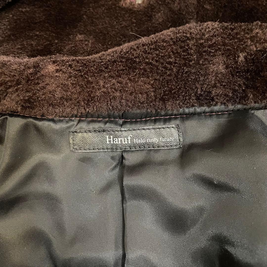 美品 haruf N2B レザー　フライトジャケット　ライダース　山羊革　A-2