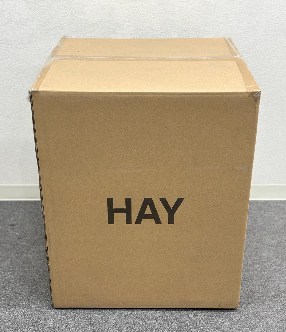 グリ ①新品未使用品■HAY■リボルバースツール　ハイ　黒　高さ76 箱付