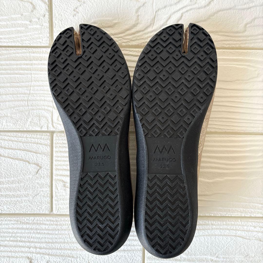 試着のみ✨タビリラ マリー マルゴ 足袋 フラットシューズ パンプス 23.5