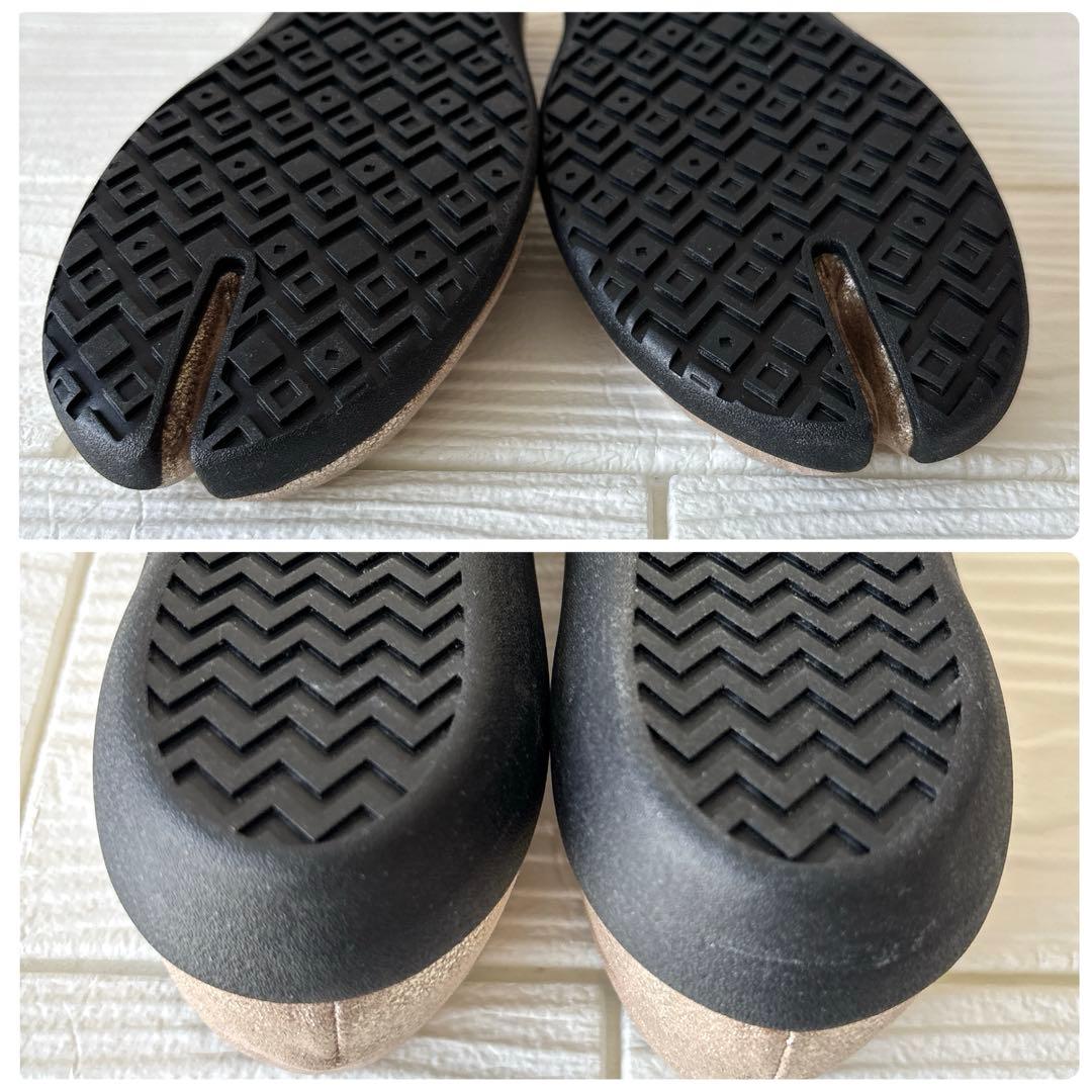 試着のみ✨タビリラ マリー マルゴ 足袋 フラットシューズ パンプス 23.5