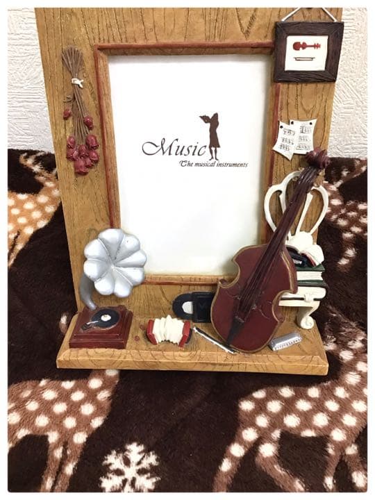 ◆セット売り！◆バイオリンランプ◆フォトスタンド◆アンティーク◆骨董◆オシャレ◆