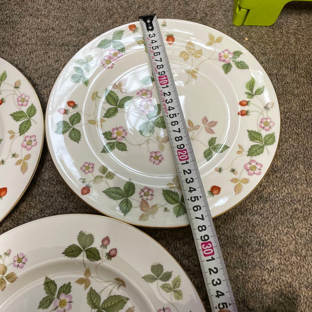  ワイルドストロベリー 皿 27.5cm3枚セット