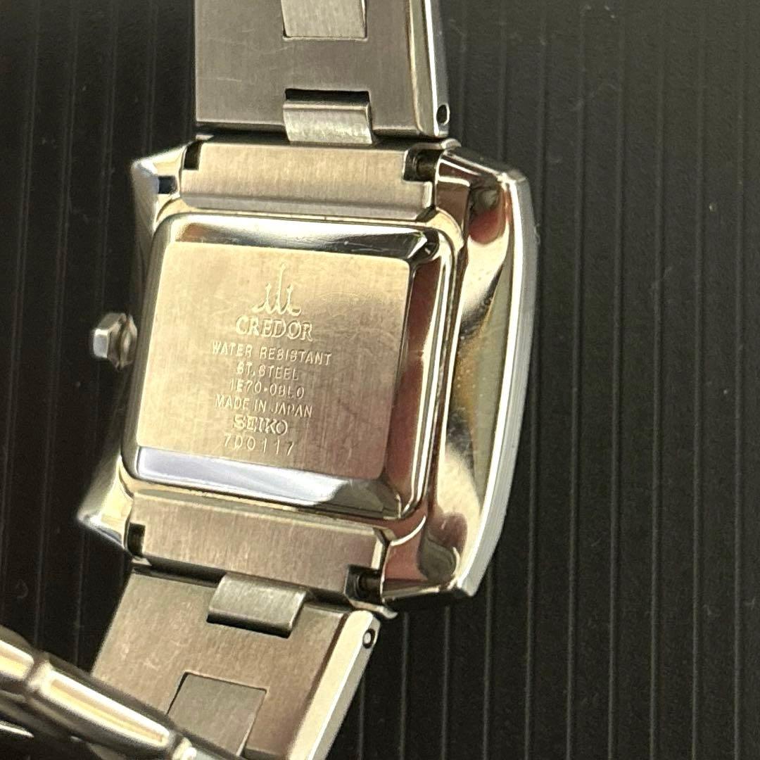SEIKOクレドール ノードJ 1E70-0BL0 ダイヤ クオーツ レディース