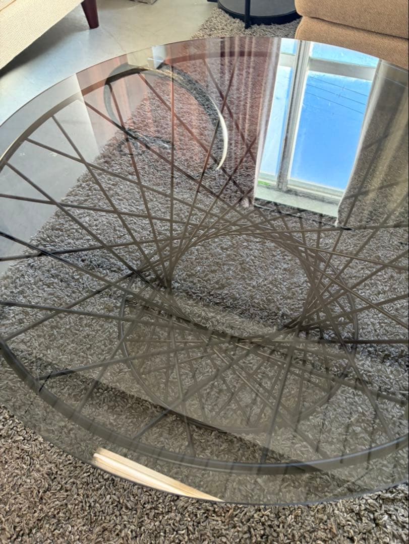 Francfranc　マーリア　コーヒーテーブル　ブラック　W80 ㎝