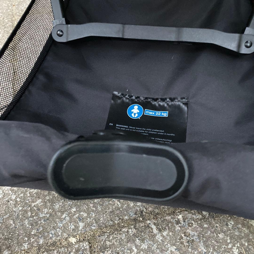 2024.6購入　サイベックス　リベル　黒　ベビーカー 折りたたみ式