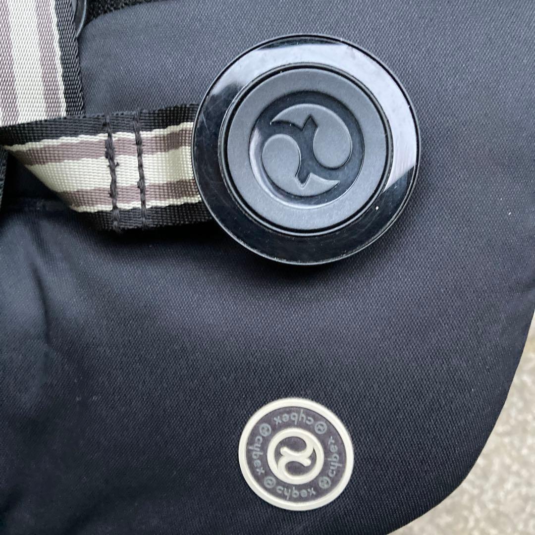 2024.6購入　サイベックス　リベル　黒　ベビーカー 折りたたみ式