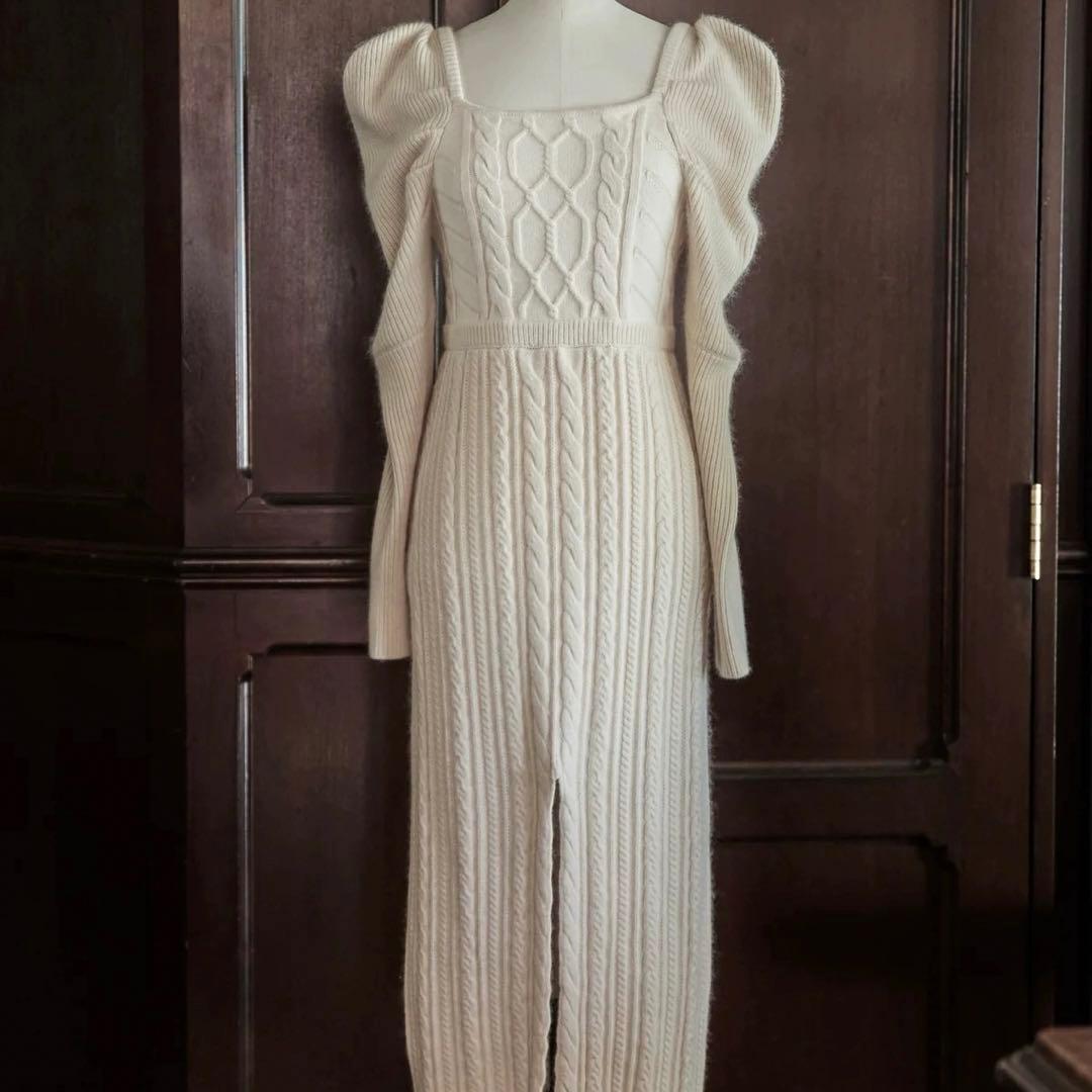 新品herlipto Bambina Cable Knit Dress