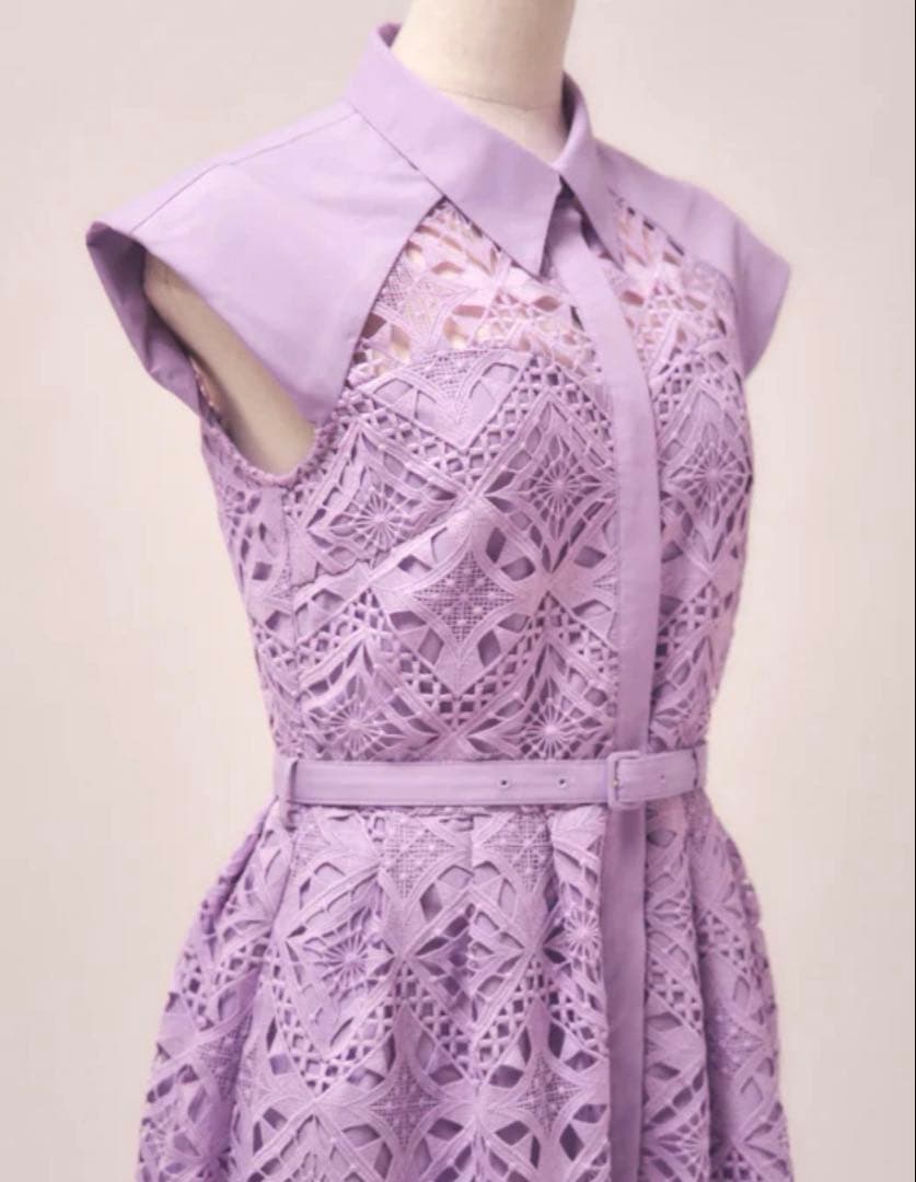 milkさま専用♡ERADIE フレンチケミカルレースシャツドレス