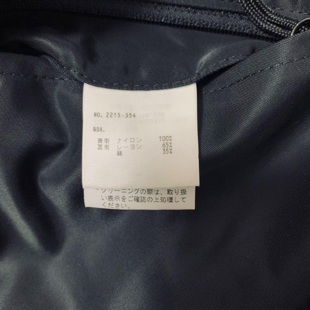 LAD MUSICIAN リバーシブル　ナイロンボンバージャケット　MA1 黒青