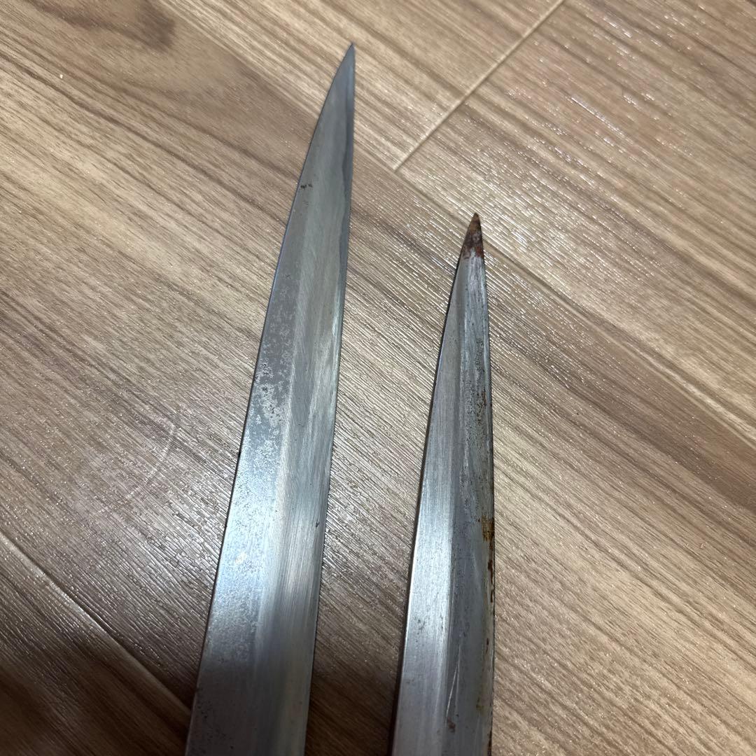 柳刃包丁 2本セット有次　正本