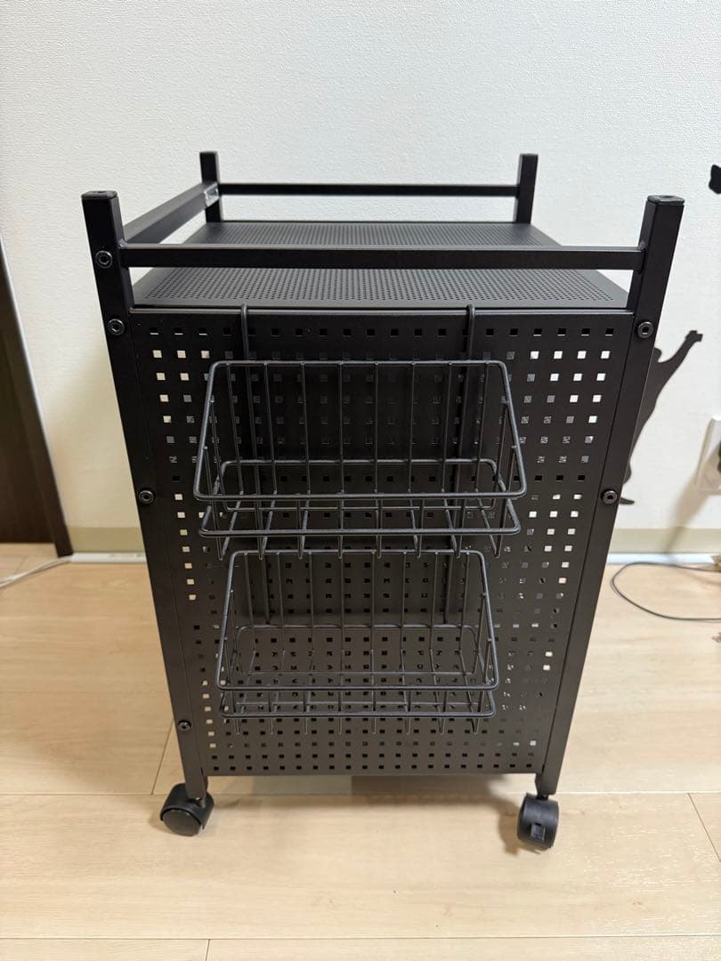 Bauhutte ゲーム機収納ラック BHS-380G-BK/ブラック