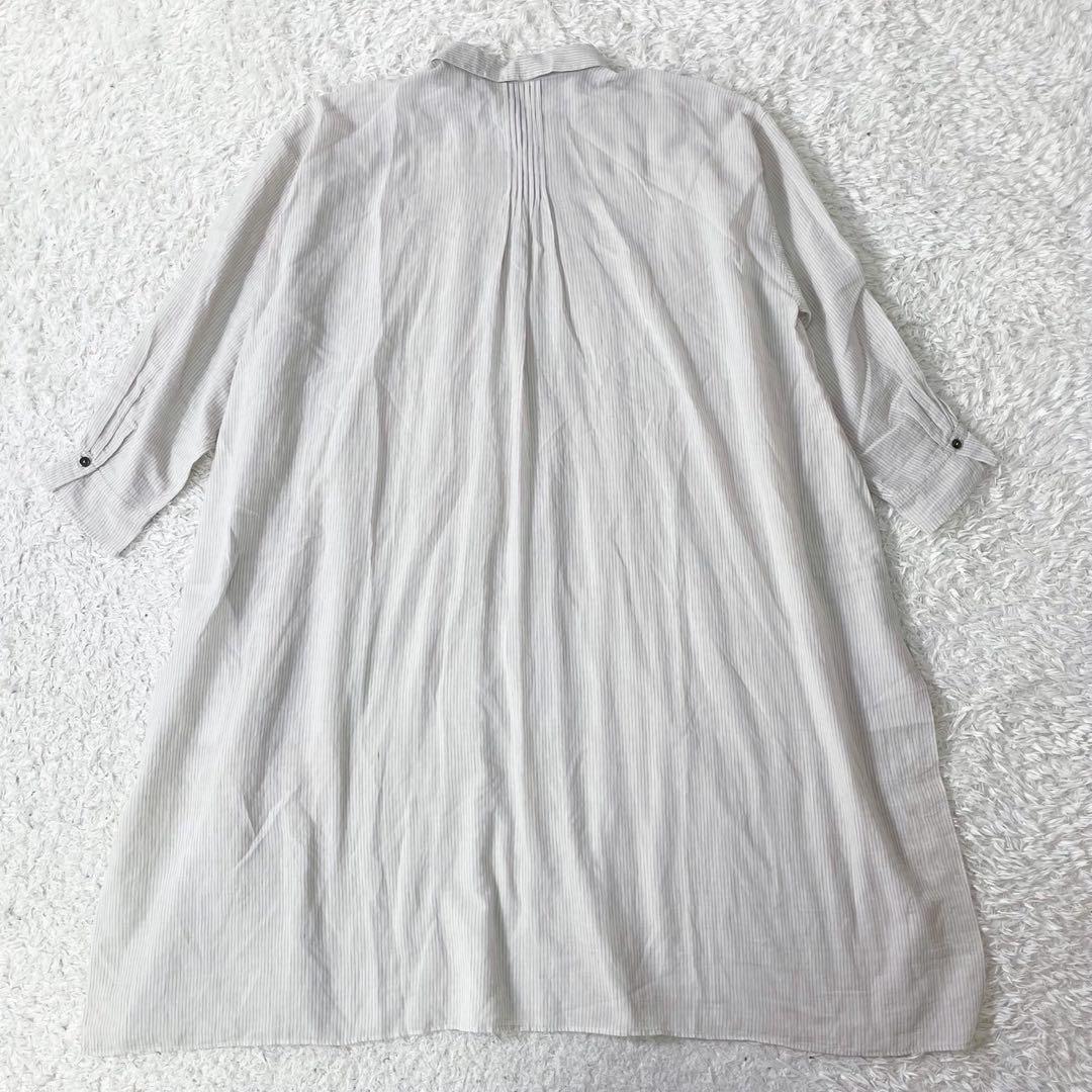 【極美品✨24ss】ババグーリ 手織りブラウス インドコットン ピンタック M