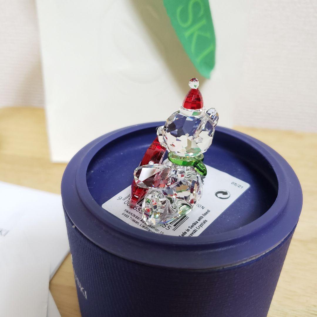 新品未使用 SWAROVSKI クリスマスベアー 2021