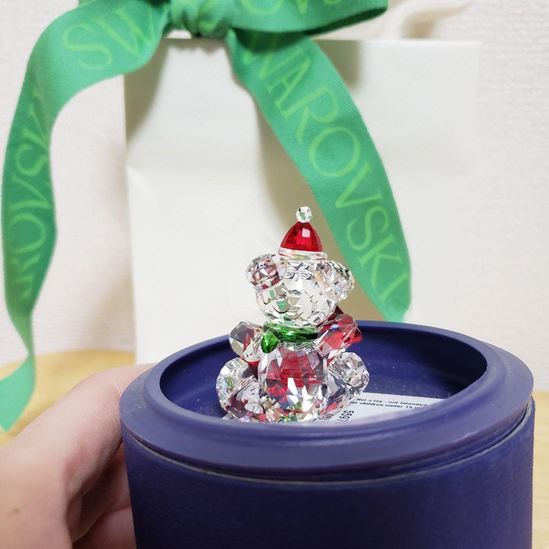 新品未使用 SWAROVSKI クリスマスベアー 2021