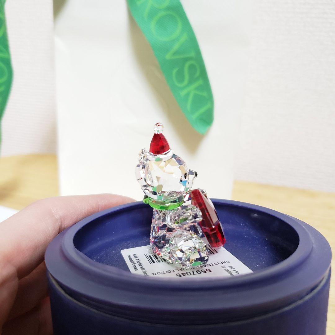 新品未使用 SWAROVSKI クリスマスベアー 2021