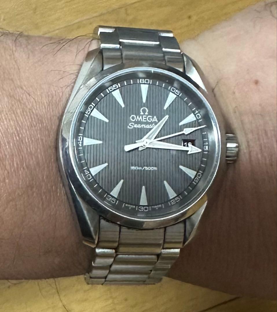 最終価格　omega シーマスター アクアテラ クォーツ 付属品完備