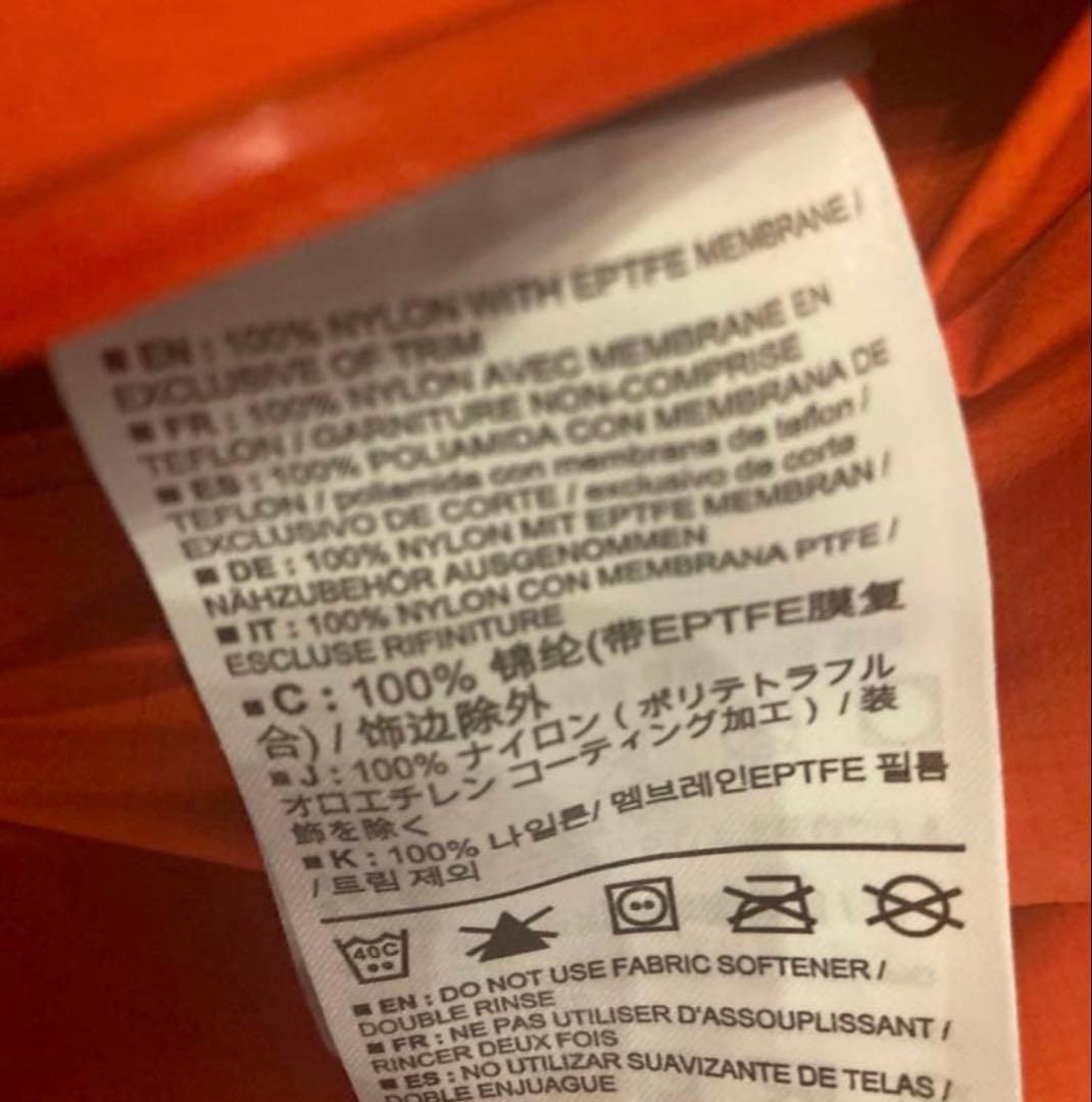 あ*ん様 ARC'TERYX ゼータFL ゴアテックス　オレンジ　Ｍサイズ