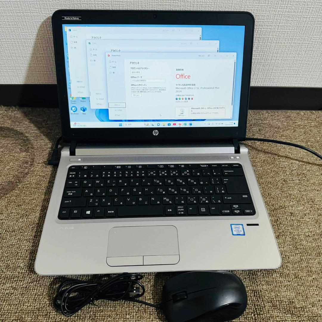 S213 HPノートパソコンSSD高速WEBカメラWindows11オフィス付き