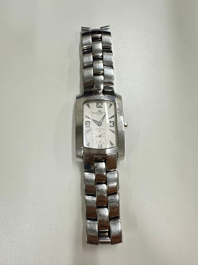 Baume&Mercier シルバー クォーツ 時計【ジャンク】