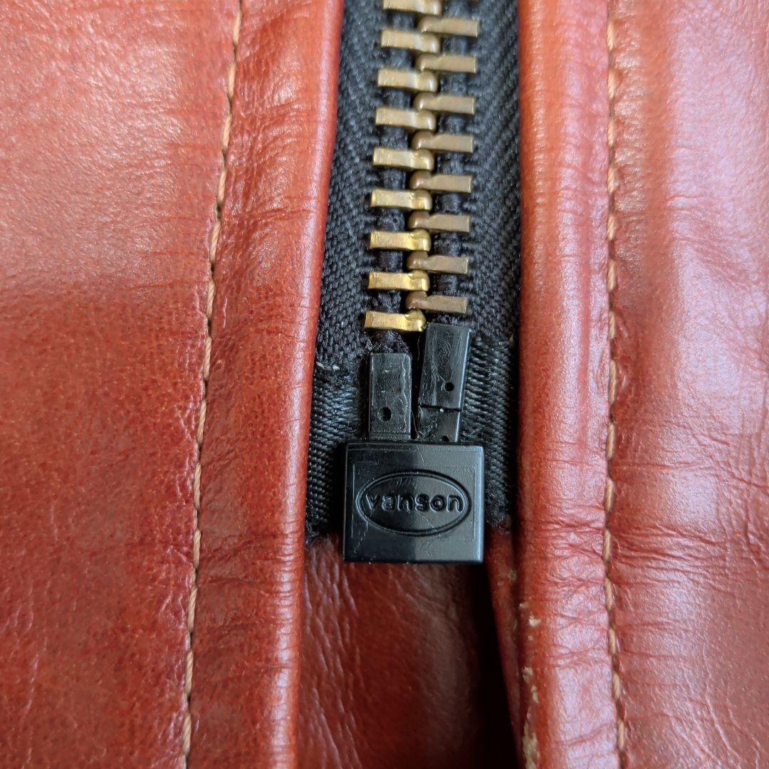 Vanson エンフィールド レザー ジャケット 34オクタゴン