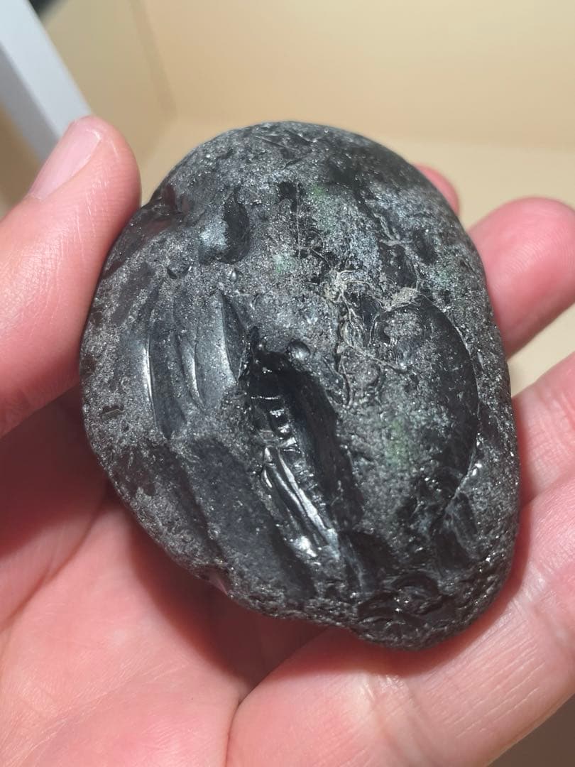 研磨品　十勝石玲瓏　ゴールドシラー　特級品　レインボーオブシディアン