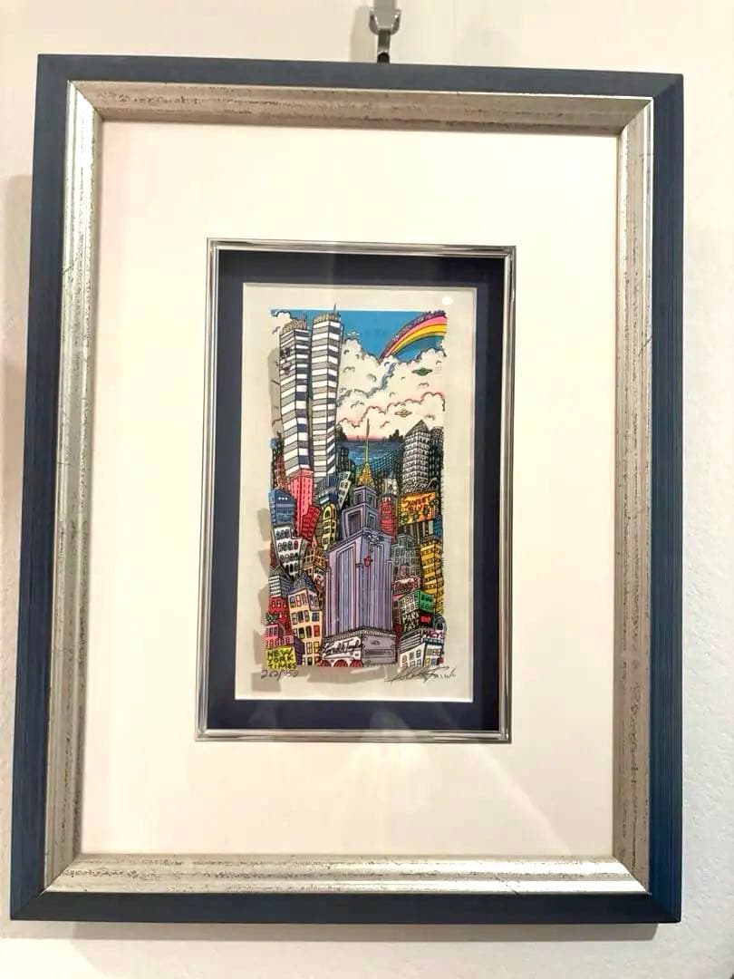 チャールズファジーノ　Flying over New York 3D アート