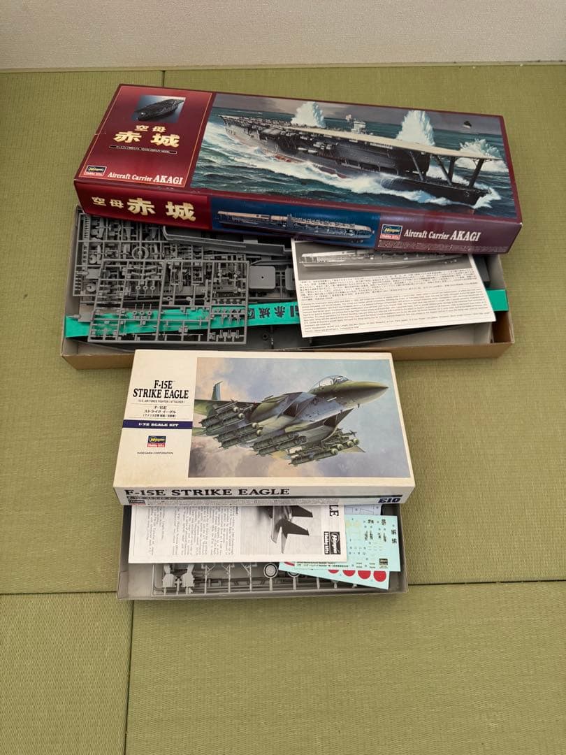 プラモ ウォーターライン 戦艦 空母 戦闘機 19点まとめ売り