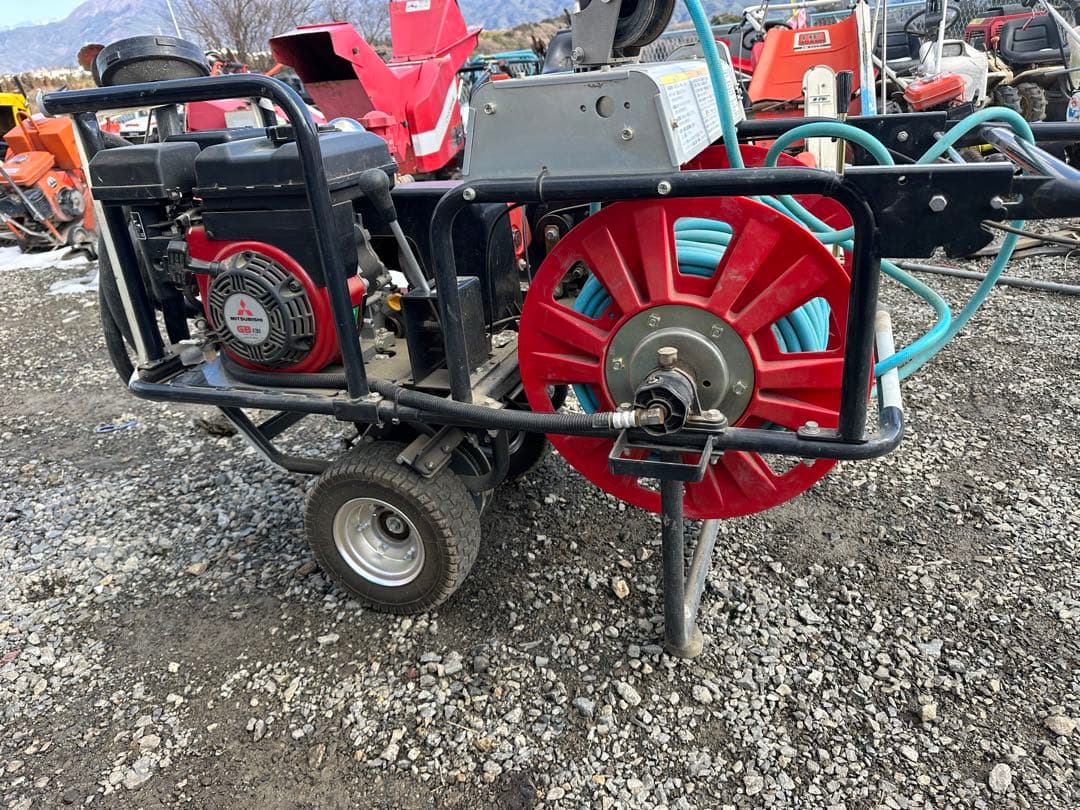 共立自走式キャリー動噴 VSC361C 動噴 自走式 ホース ガソリン エンジン