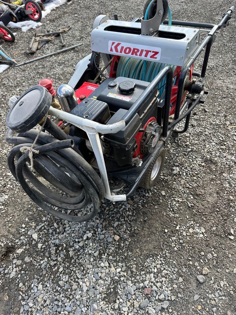 共立自走式キャリー動噴 VSC361C 動噴 自走式 ホース ガソリン エンジン