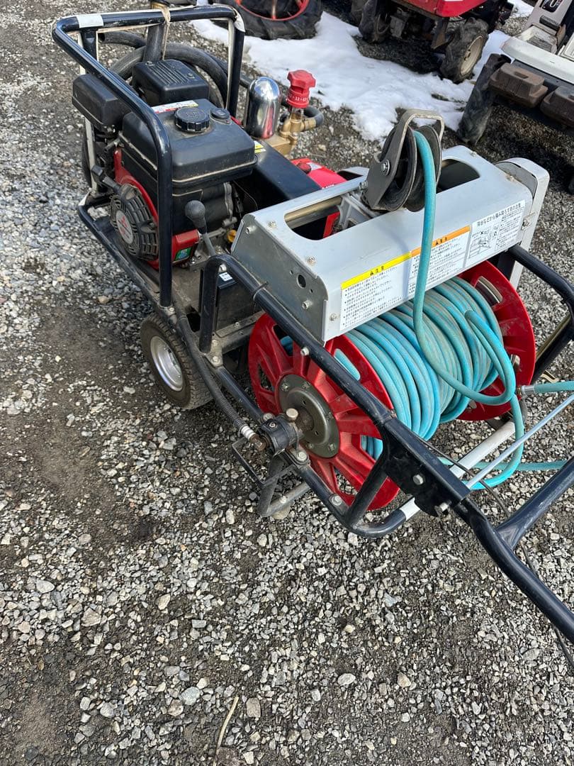 共立自走式キャリー動噴 VSC361C 動噴 自走式 ホース ガソリン エンジン