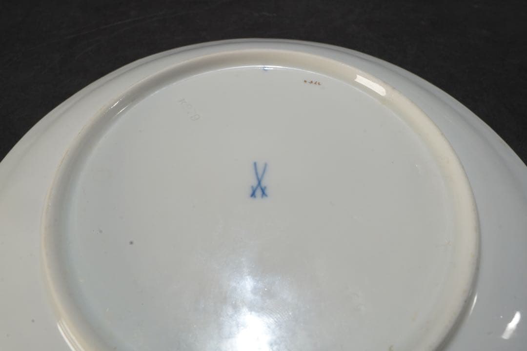 マイセン　グランツゴールド　Xフォーム　プレート　20cm