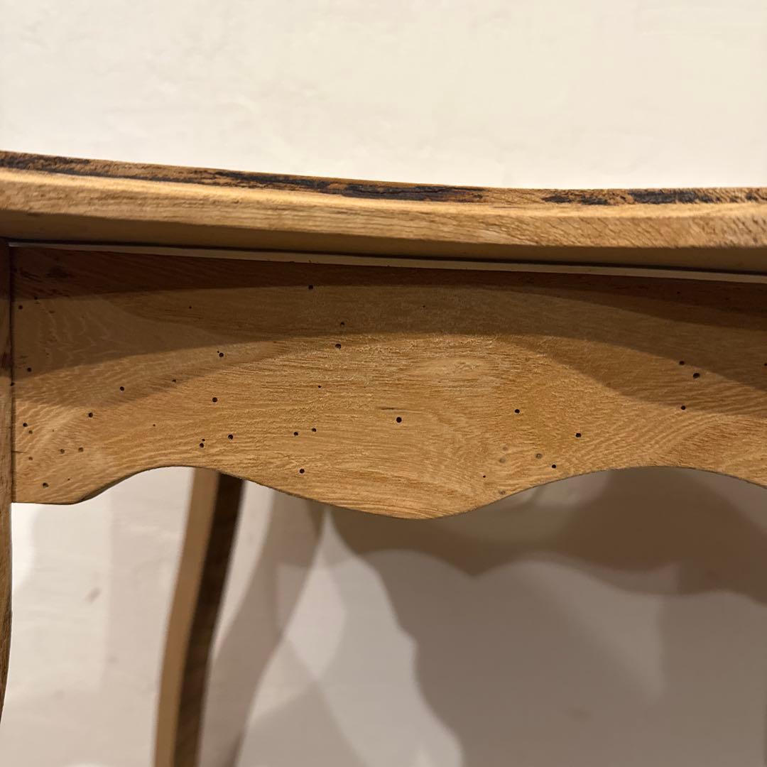 ヴィンテージ　木製サイドテーブル　剥離