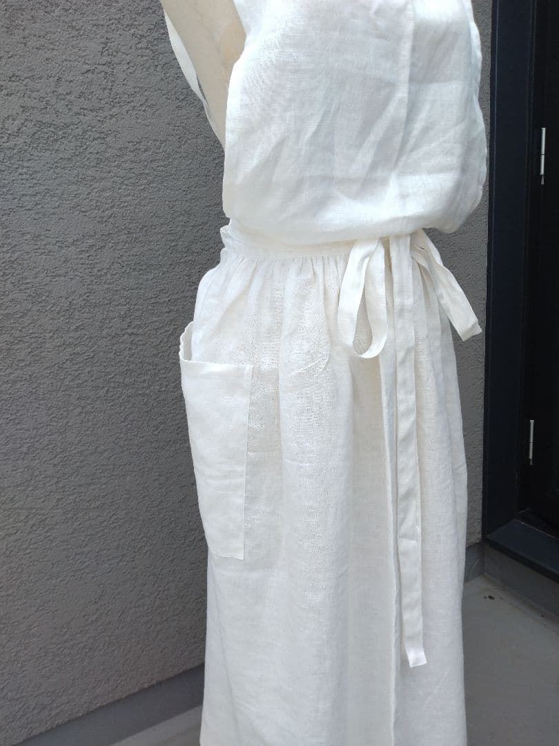 リネンエプロンドレス
