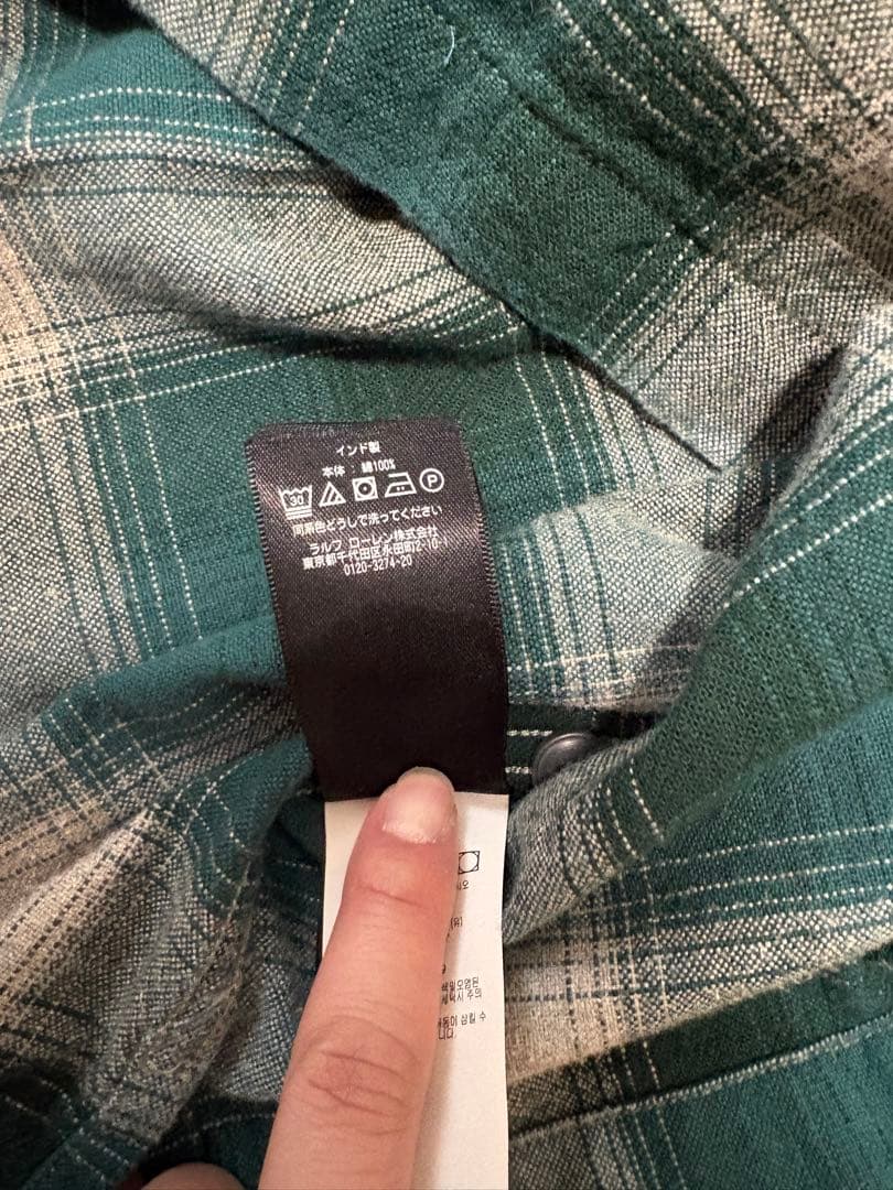 RRL オンブレシャツ