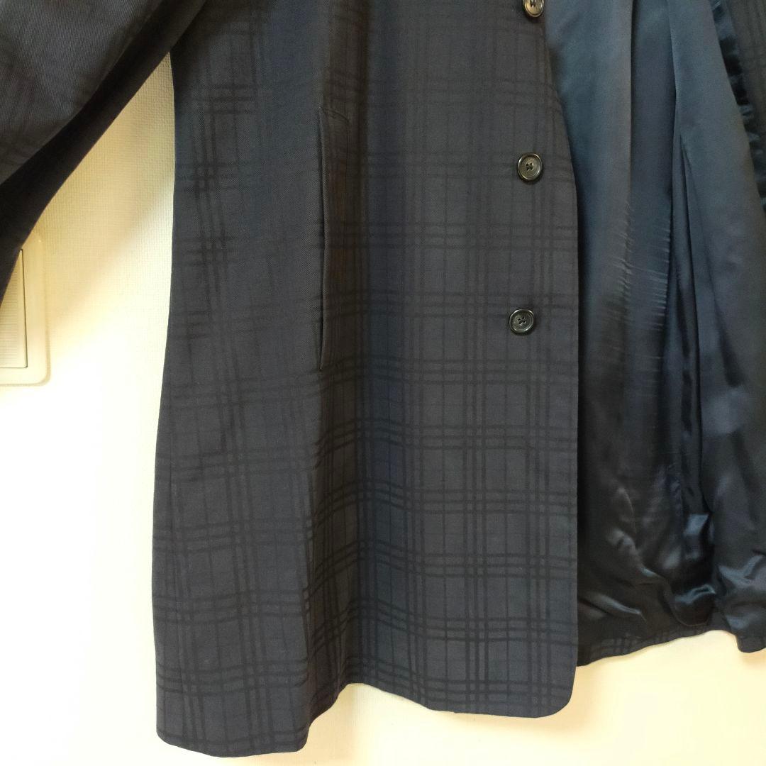 美品　英国製　BURBERRY 　チェック柄　ロングステンカラーコート