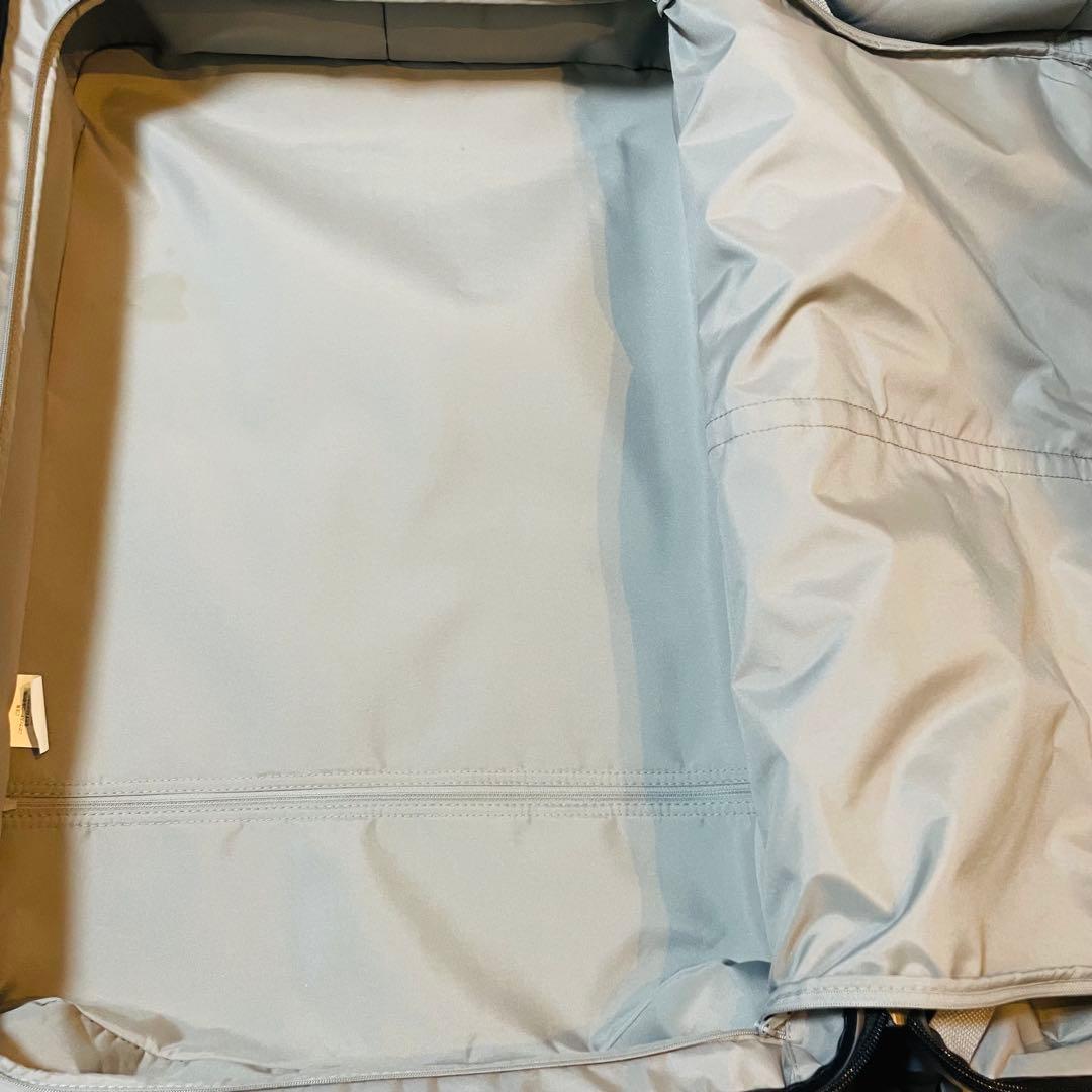 無印良品 バーを自由に調節できる キャリーケース グレー 75L