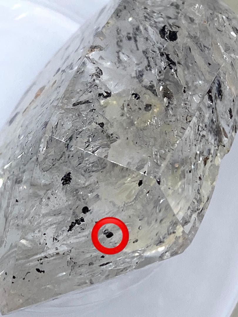 エレスチャル水入り水晶　流砂入り　虹入り　原石　置物　天然石　パワーストーン