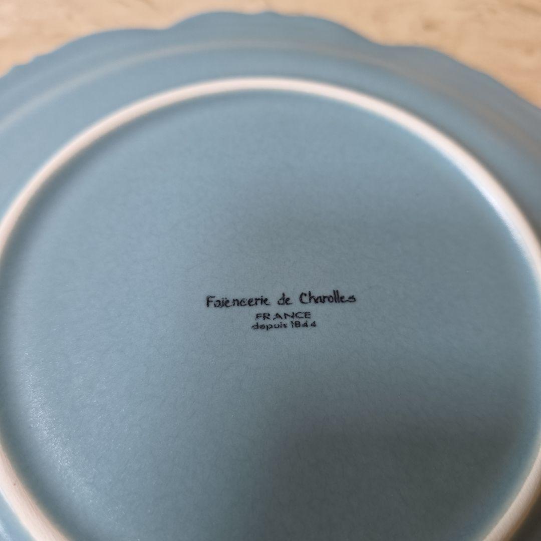 FAIENCERIE DE CHAROLLES フランス製陶器皿セット【ブルー】