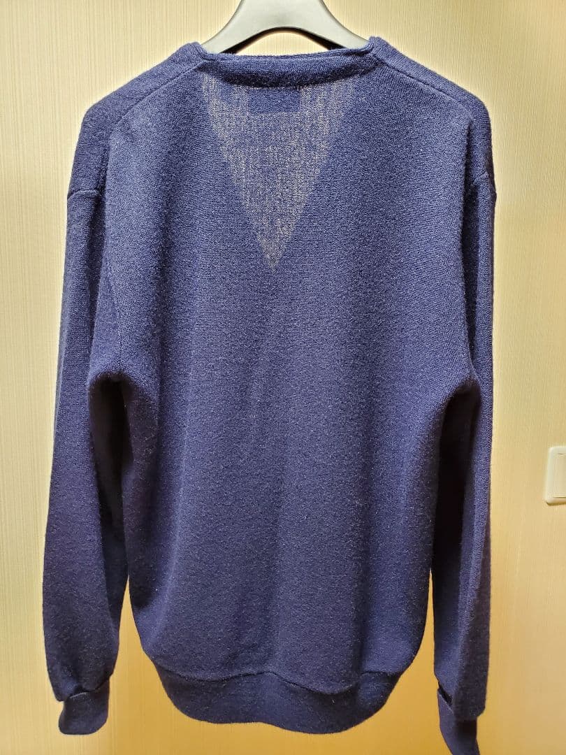 ラコステ70sネイビーカーディガンXXL