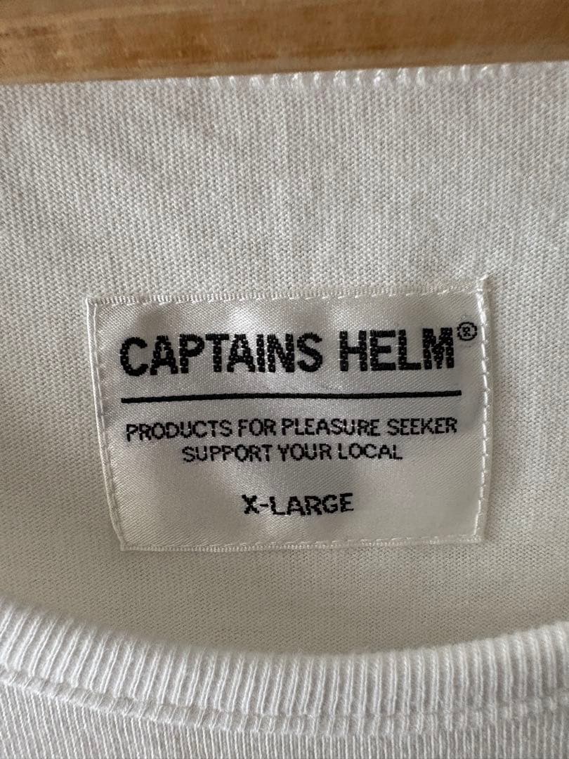 CAPTAINS HELM　#SYL LOGO TANK TOP