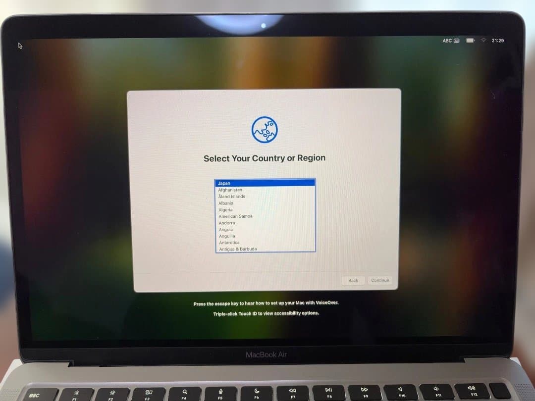 MacBook Air 13インチ M1 8GB/256GB USキーボード
